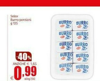 Elite Selex Burro Porzioni offerta