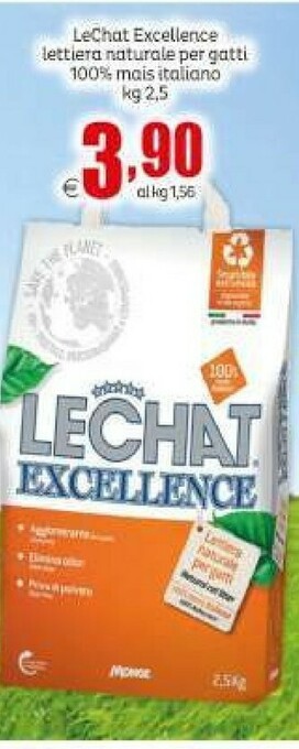 Elite Le chat Excellence Lettiera Naturale Per Gatti offerta