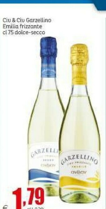 Civ & Civ - Vino Frizzante Secco Garzellino 750 G(ml)