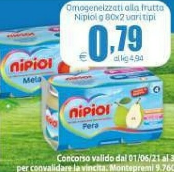Elite Nipiol Omogeneizzati Alla Frutta offerta