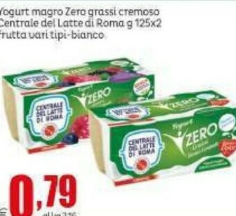 Elite Centrale del latte di roma Yogurt Bianco Magro 250 G(ml) offerta