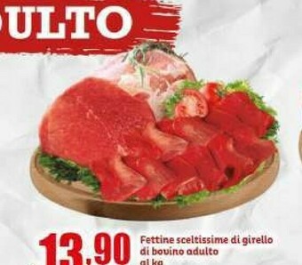 Elite Fettine Sceltissime Di Girello Di Bovino Adulto offerta