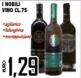 Big Food I Nobili Vino 75cl offerta