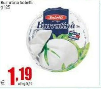 Elite Sabelli Burratina Senza Lattosio 125 G(ml) offerta