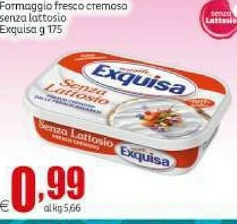Elite Exquisa Formagio Fresco Cremosa Senza Lattosio offerta