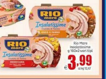 Elite Rio Mare Insalatissime Mais E Tonno offerta