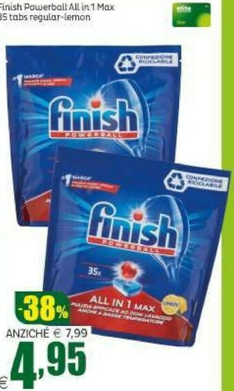 Elite Finish Powerball All In 1 Lemon offerta