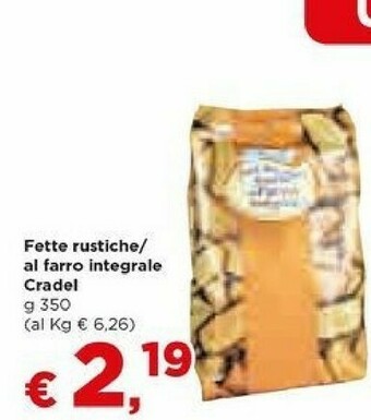Cradel Fette Biscottate Rustiche Al Farro Integrale 350 G(ml)