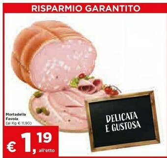Metà Mortadella Favola offerta