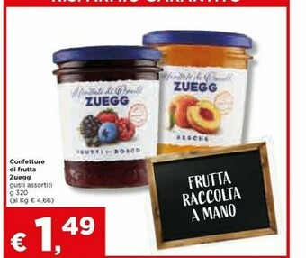 Metà Zuegg Confettura Extra Frutti Di Bosco 320 G(ml) offerta