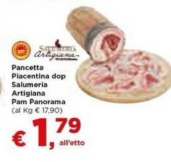 Metà Pam Panorama Pancetta Piancetina Dop Salumeria Artigiana offerta