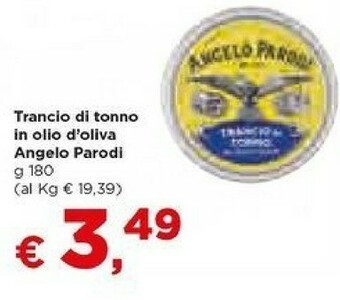 Metà Angelo Parodi - Trancio Di Tonno In Olio Di Oliva offerta