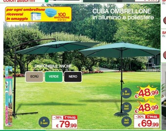 Satur Ombrelloni da giardino offerta