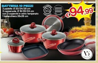 Satur Batteria pentole offerta
