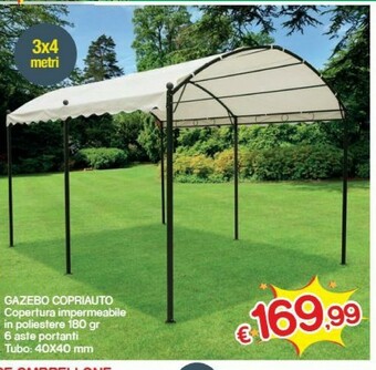 Satur Gazebo Copriauto offerta