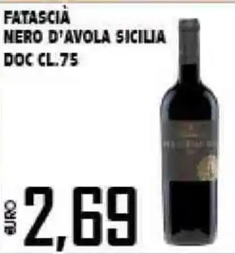Fatascià Nero D'Avola Sicilia DOC 75cl