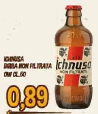 Big Food Ichnusa Non Filtrata Birra Ow 50cl offerta