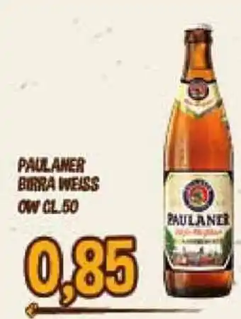 Big Food Paulaner Weiss Birra Ow 50cl. offerta