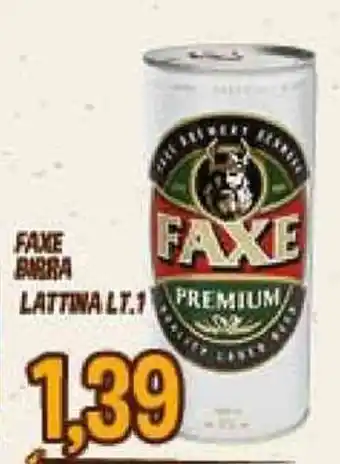Big Food Faxe Lattina Birra 1lt. offerta
