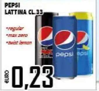 Big Food Pepsi Lattina 33cl. offerta