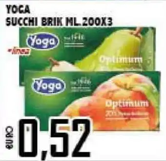 Big Food Yoga Succhi Brik 200ml x3 offerta