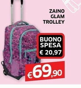 Galassia Zaino Glam Trolley offerta