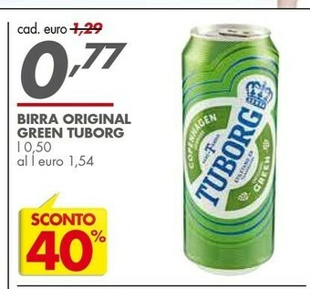 Italmark Tuborg Birra Original Green offerta