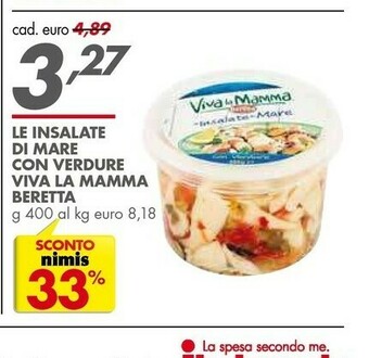 Italmark Beretta Le Insalate Di Mare Con Verdure Viva La Mamma offerta