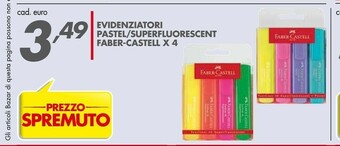 Italmark Faber castel Evidenziatori Pastel/Superfluorescent offerta