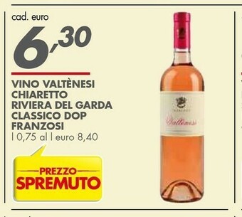 Franzosi Vino Valtènesi Chiaretto Riviera Del Garda Classico Dop