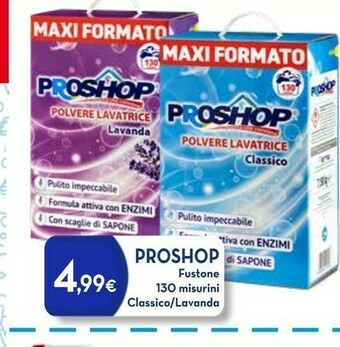 Proshop Proshop Polvere Lavatrice offerta