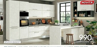 Mondo Convenienza Cucina Stucco Bianco offerta