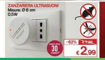 Satur Zanzariera Ultrasuoni offerta