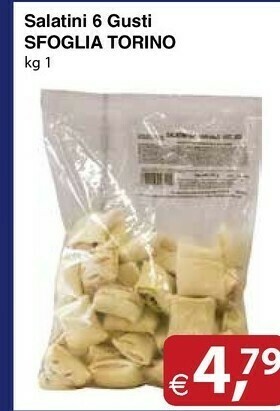 Salatini 6 Gusti Sfoglia Torino 1 Kg