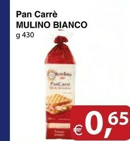 Docks Cash&Carry Mulino Bianco Pan Carre offerta