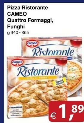 Docks Cash&Carry Cameo Pizza Ai Quattro Formaggi Ristorante 340 G(ml) offerta
