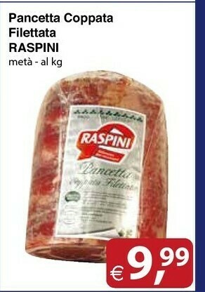 Raspini Pancetta Coppata Filettata
