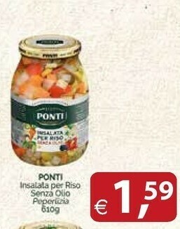 Docks Cash&Carry Ponti Insalata Per Riso Senza Olio Peperlizia offerta