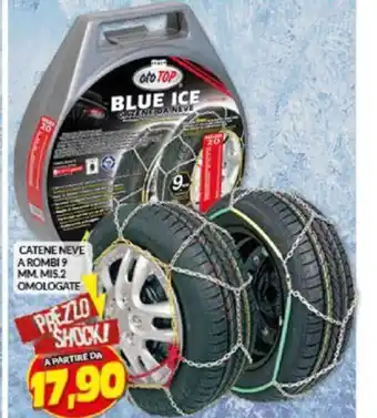 Risparmio Casa Catene Neve A Rombi 9 MM. Mis. 2 Omologate offerta