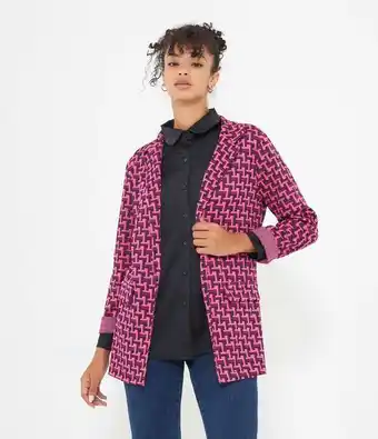 Blazer fantasia geometrica
