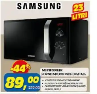Samsung MS23F300EEK Forno Microonde Digitale
