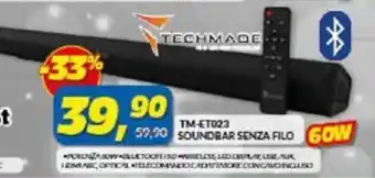 Risparmio Casa TM-ET023 Soundbar Senza Filo offerta