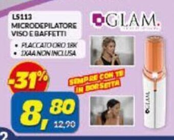 Risparmio Casa Glam LS113 Microdepilatore Viso Baffetti offerta