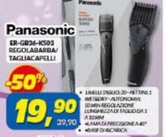 Risparmio Casa Panasonic Regolabarba/Tagliacapelli offerta