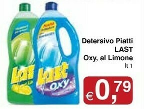 Last Detersivo Piatti Al Limone 1000ml