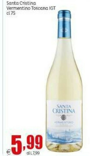 Elite Santa Cristina Vermentino Toscana Igt offerta