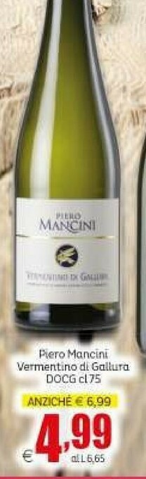 Piero mancini Vermentino Di Gallura 750 G(ml)