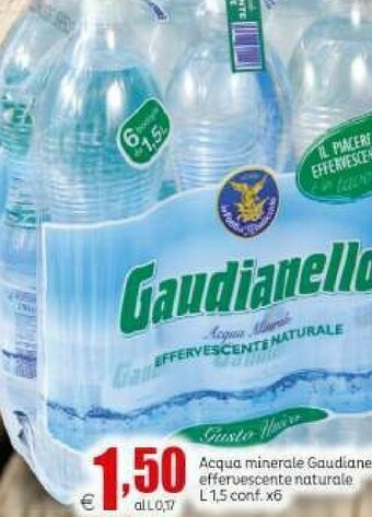 Elite Gaudianello Acqua Minerale Naturale Frizzante offerta