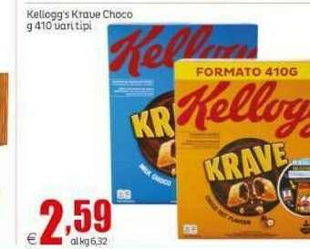Elite Kellogg's - Krave Dark Choco 410 G(ml) offerta