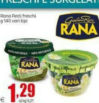 Elite Rana Pesto Fresco Di Noci 140 G(ml) offerta